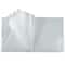 JAM Paper Clear Heavy Duty Plastic 10-Pocket Folder, 3ct.